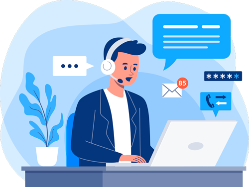 Contact Us Illustration